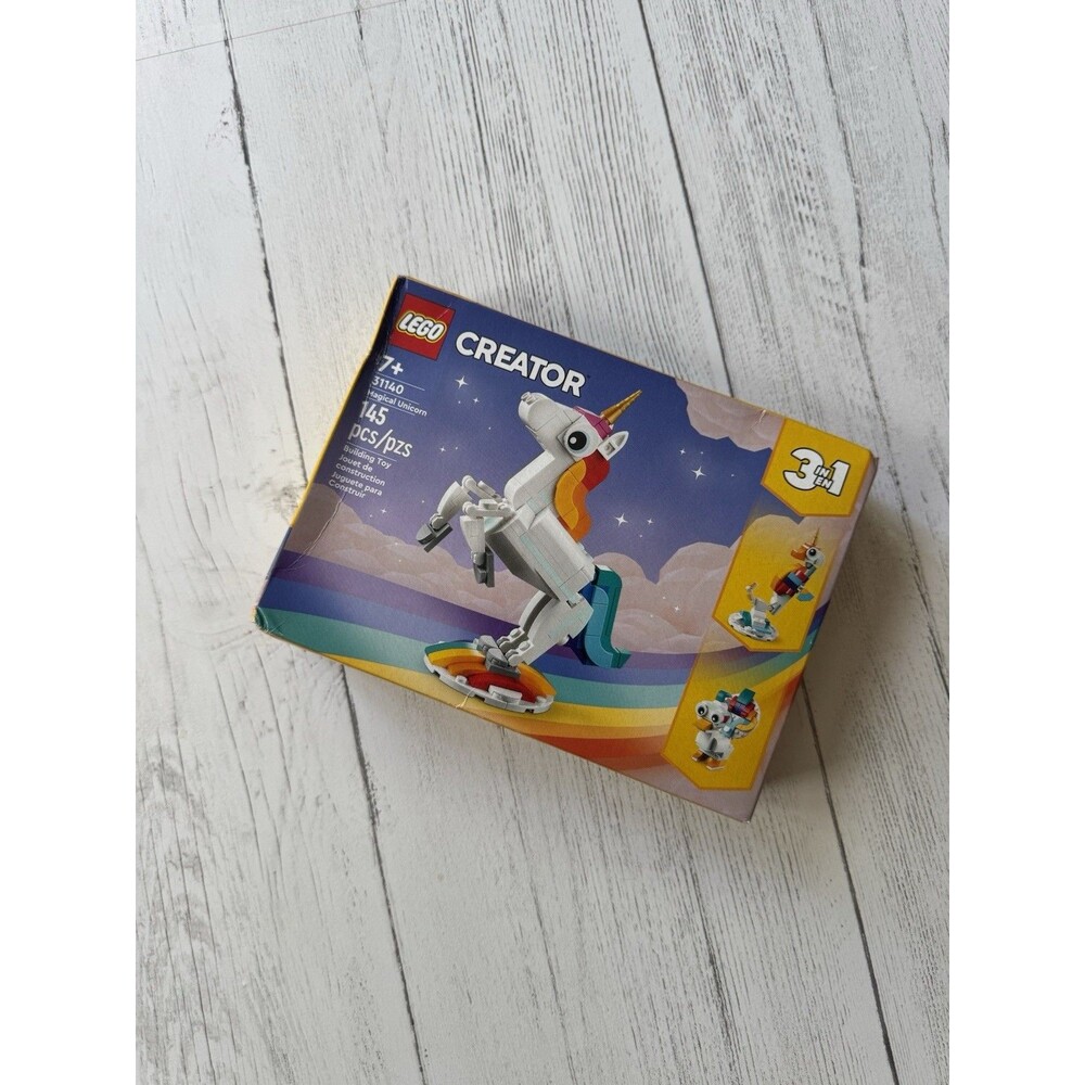Lego 31140 Creator 3 In 1 Magical Unicorn 145 Pieces Brand New